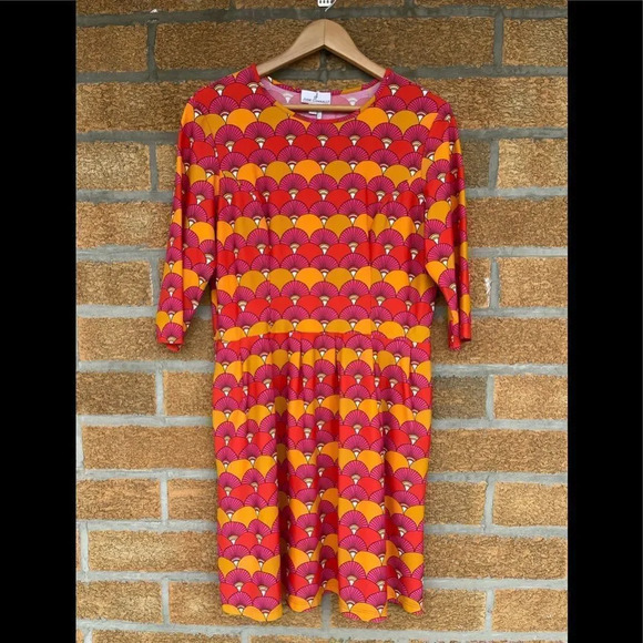 Jude Connally printed dress size large - Picture 1 of 8